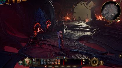 Baldur's Gate 3 sur GTX 1080, 72 images par seconde en 1080p