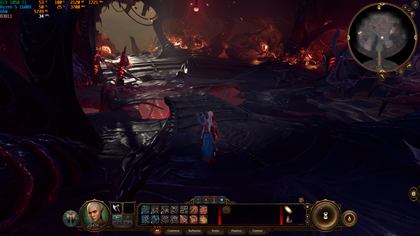 Baldur's Gate 3 sur GTX 1050 Ti, 34 images par seconde en 1080p