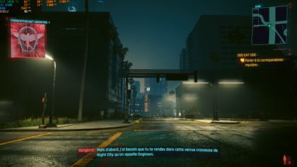 Cyberpunk 2077 sur GTX 1050 Ti, 45 images par seconde en 1080p