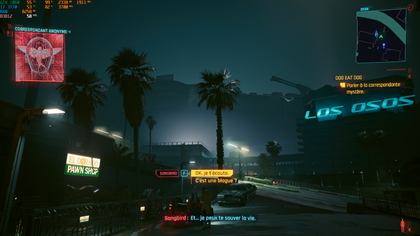 Cyberpunk 2077 sur GTX 1060, 58 images par seconde en 1080p