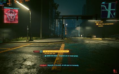 Cyberpunk 2077 sur GTX 1060, 74 images par seconde en 1680x1050