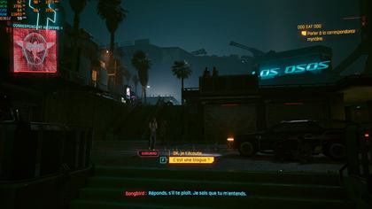 Cyberpunk 2077 sur GTX 1060, 59 images par seconde en 1080p