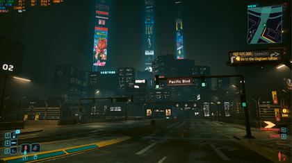 Cyberpunk 2077 sur GTX 1060 6 Go, 66 images par seconde en 1080p