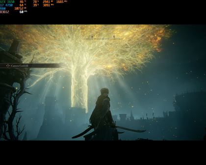 Elden Ring sur GTX 1650, 60 images par seconde en 1280x1024