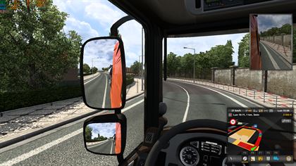 Euro Truck Simulator 2 sur GTX 750 Ti, 60 images par seconde en 1080p
