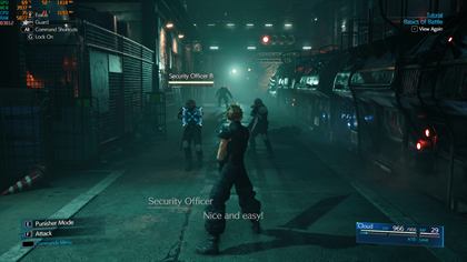Final Fantasy VII Remake sur GTX 970, 30 images par seconde en 1080p