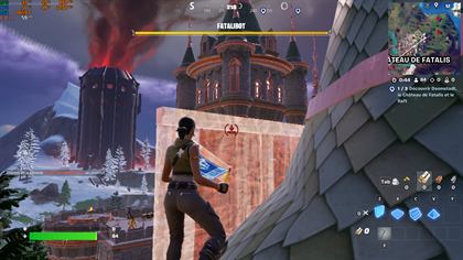 Fortnite sur GTX 750 Ti, 59 images par seconde en 1080p