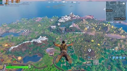 Fortnite sur GTX 750, 59 images par seconde en 1080p