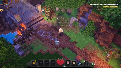 Minecraft Legends sur GTX 750 Ti, 60 images par seconde en 1080p