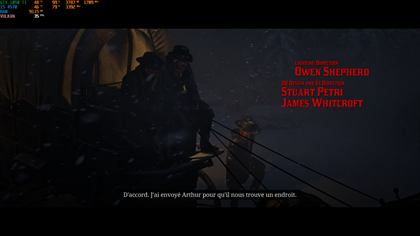 Red Dead Redemption 2 sur GTX 1050 Ti, 35 images par seconde en 1080p