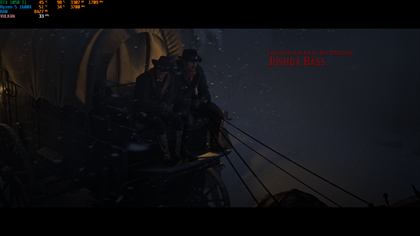 Red Dead Redemption 2 sur GTX 1050 Ti, 33 images par seconde en 1080p