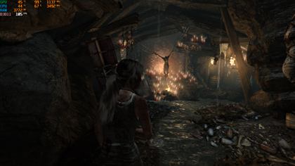 Tomb Raider (2013) sur GTX 750 Ti, 105 images par seconde en 1080p