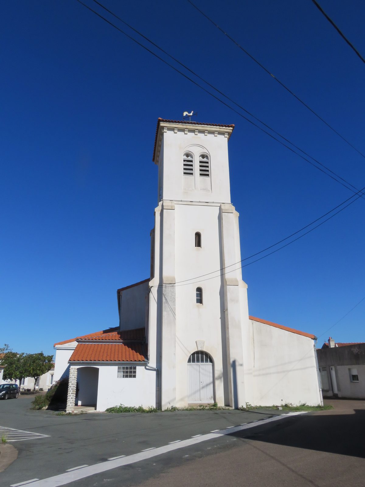 Le clocher de l'église Saint-Nicolas