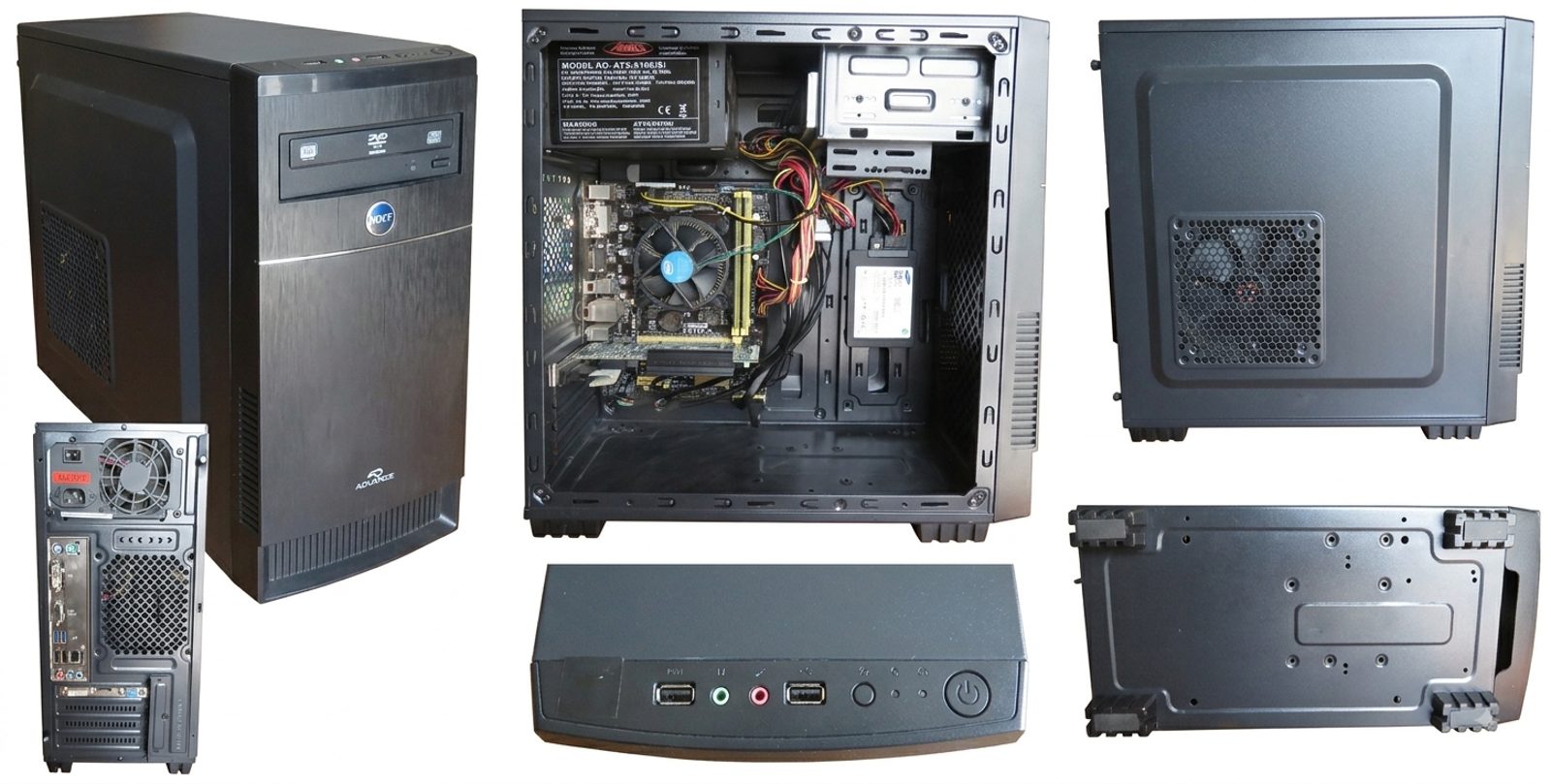 PC Bureautique i3 4130 8 Go DDR3 HD 6450 2 Go SSD 120 Go WIndows 11